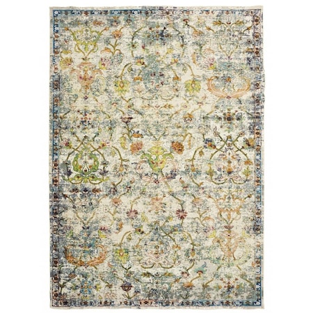 Palacedesigns 8 x 10 ft. Beige Abstract Garden Area Rug - Beige - 8' x 10' PA3097077